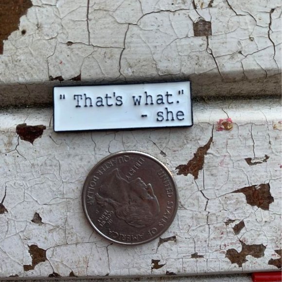 New The Office inspired "That's What She Said" enamel pin - Picture 2 of 3